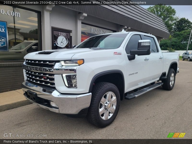 Summit White / Gideon/Very Dark Atmosphere 2022 Chevrolet Silverado 2500HD LTZ Crew Cab 4x4