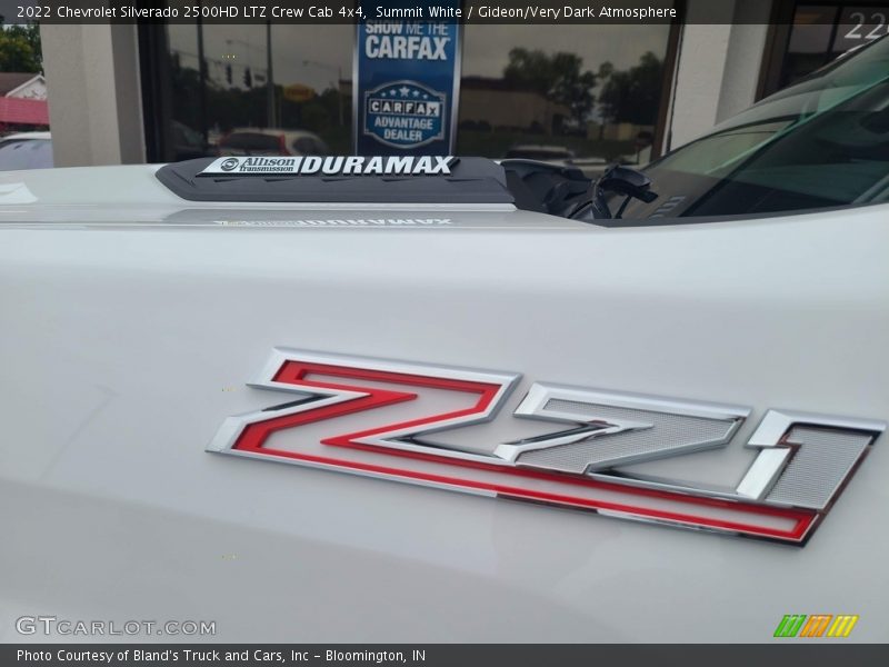 Summit White / Gideon/Very Dark Atmosphere 2022 Chevrolet Silverado 2500HD LTZ Crew Cab 4x4