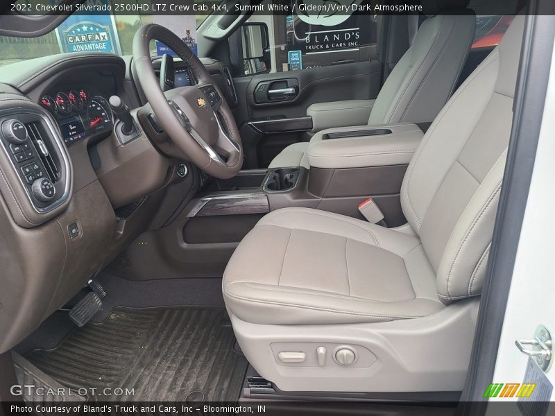Summit White / Gideon/Very Dark Atmosphere 2022 Chevrolet Silverado 2500HD LTZ Crew Cab 4x4