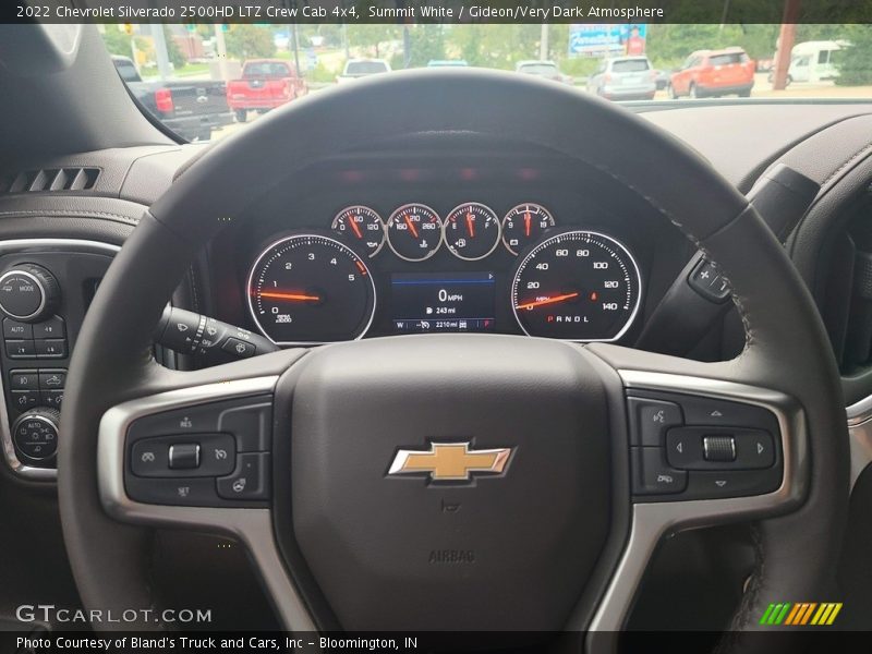 Summit White / Gideon/Very Dark Atmosphere 2022 Chevrolet Silverado 2500HD LTZ Crew Cab 4x4
