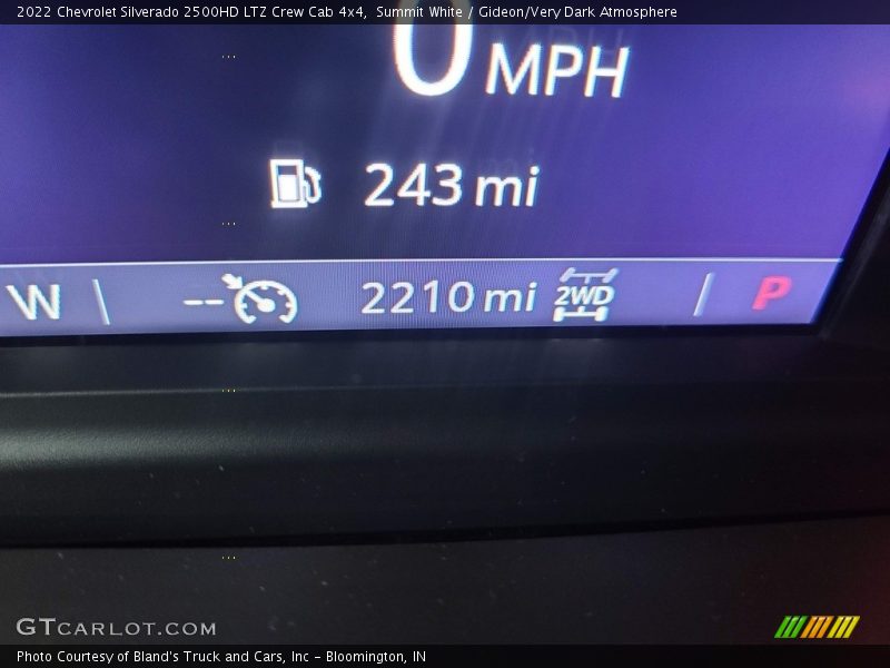Summit White / Gideon/Very Dark Atmosphere 2022 Chevrolet Silverado 2500HD LTZ Crew Cab 4x4