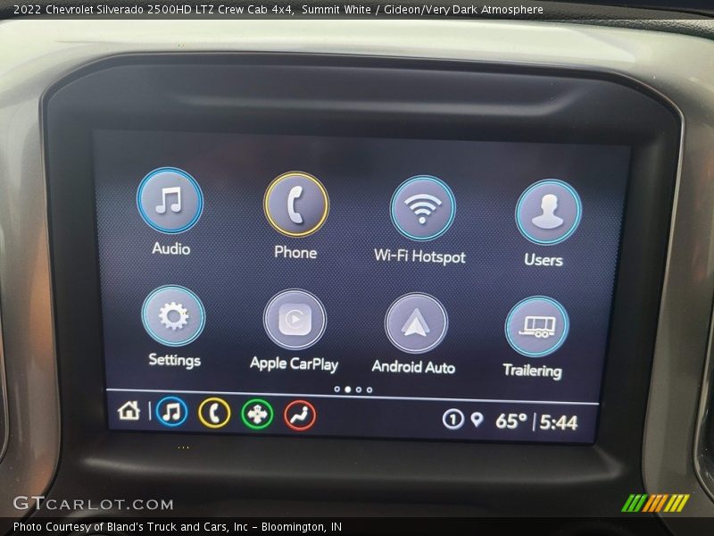 Summit White / Gideon/Very Dark Atmosphere 2022 Chevrolet Silverado 2500HD LTZ Crew Cab 4x4