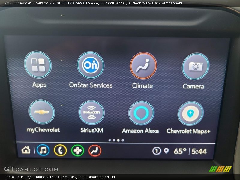 Summit White / Gideon/Very Dark Atmosphere 2022 Chevrolet Silverado 2500HD LTZ Crew Cab 4x4