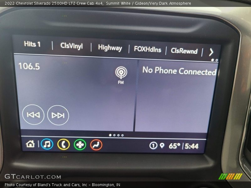 Summit White / Gideon/Very Dark Atmosphere 2022 Chevrolet Silverado 2500HD LTZ Crew Cab 4x4