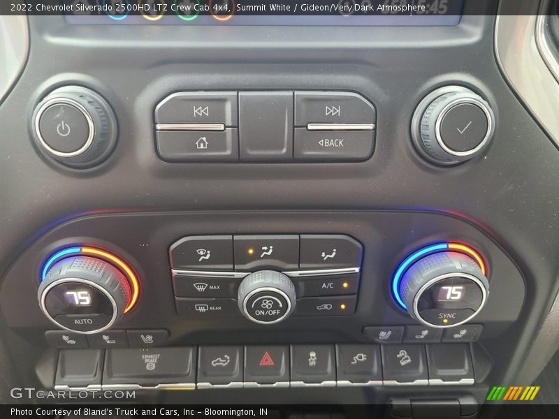 Summit White / Gideon/Very Dark Atmosphere 2022 Chevrolet Silverado 2500HD LTZ Crew Cab 4x4
