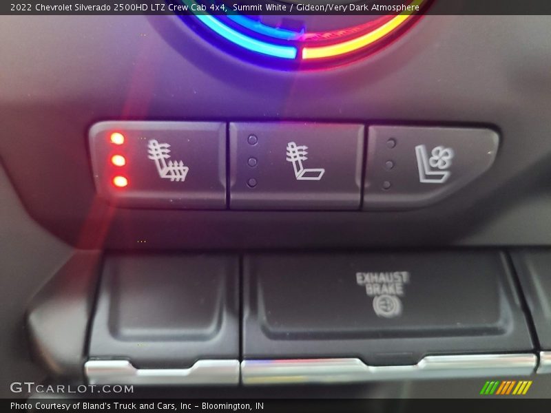 Summit White / Gideon/Very Dark Atmosphere 2022 Chevrolet Silverado 2500HD LTZ Crew Cab 4x4