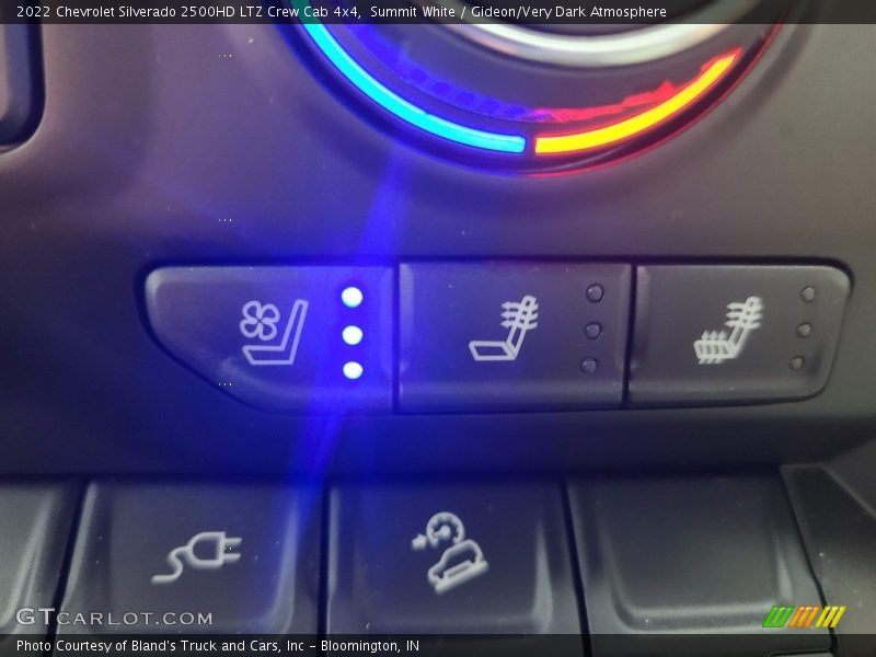 Summit White / Gideon/Very Dark Atmosphere 2022 Chevrolet Silverado 2500HD LTZ Crew Cab 4x4