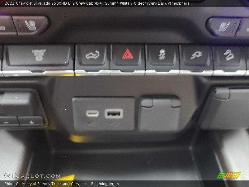 Summit White / Gideon/Very Dark Atmosphere 2022 Chevrolet Silverado 2500HD LTZ Crew Cab 4x4