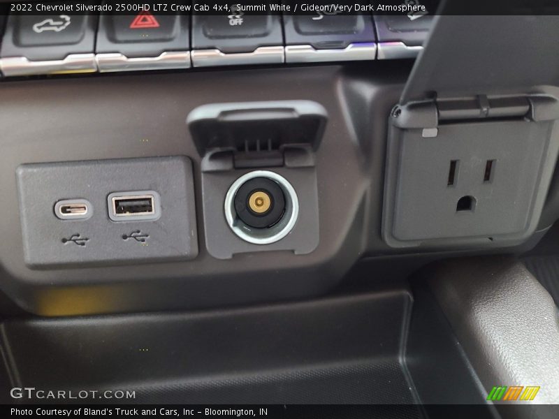 Summit White / Gideon/Very Dark Atmosphere 2022 Chevrolet Silverado 2500HD LTZ Crew Cab 4x4