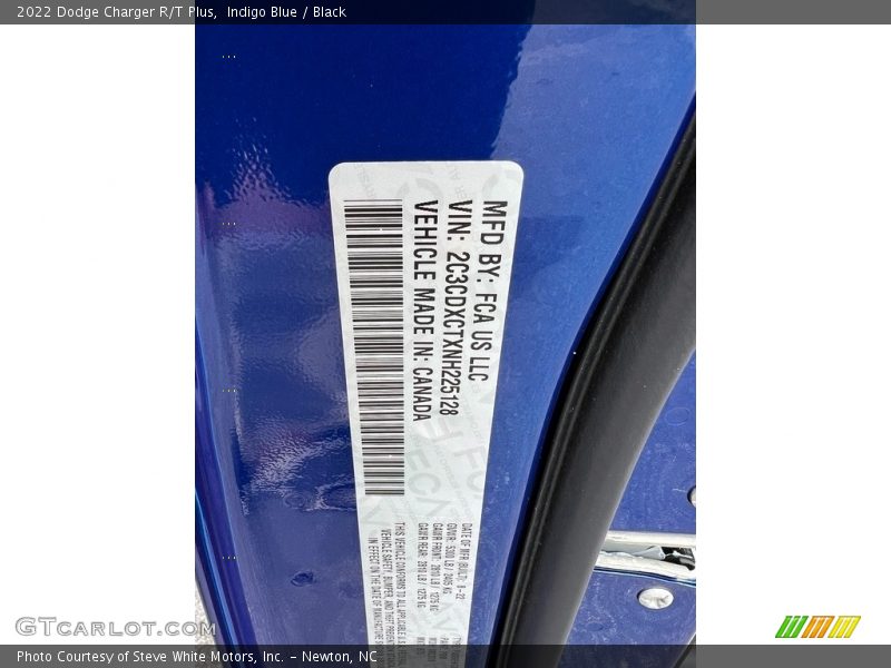 Indigo Blue / Black 2022 Dodge Charger R/T Plus