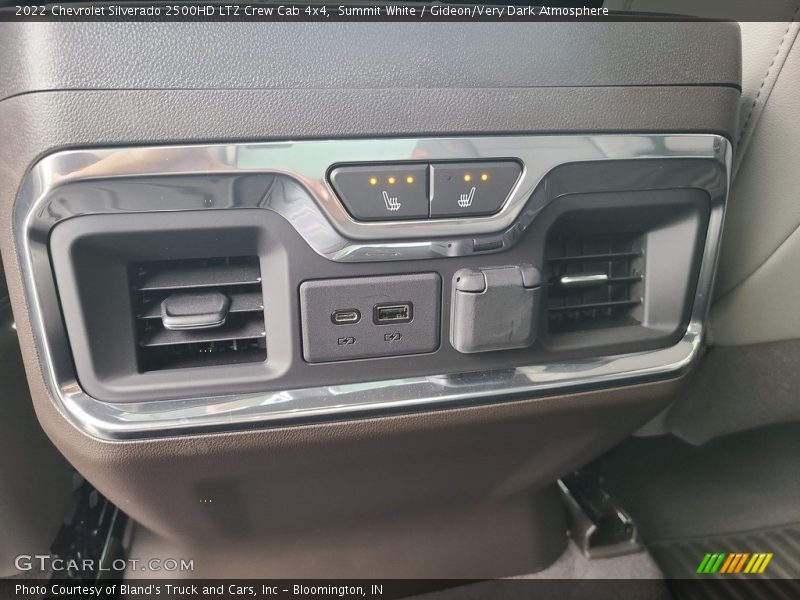 Summit White / Gideon/Very Dark Atmosphere 2022 Chevrolet Silverado 2500HD LTZ Crew Cab 4x4
