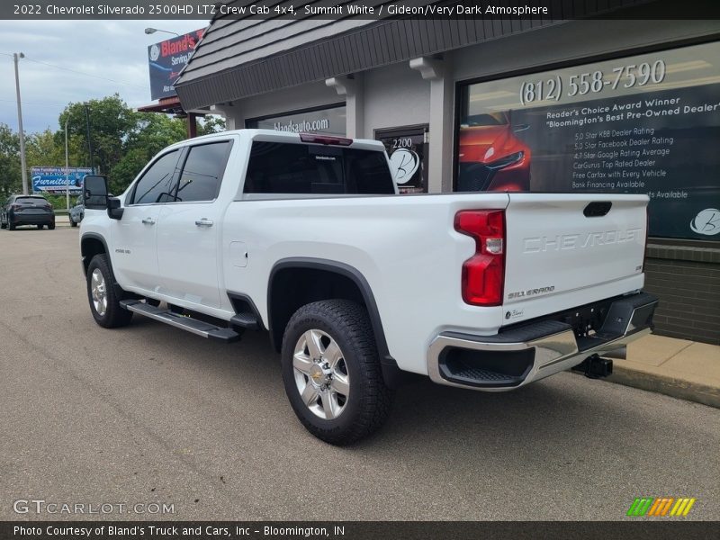 Summit White / Gideon/Very Dark Atmosphere 2022 Chevrolet Silverado 2500HD LTZ Crew Cab 4x4