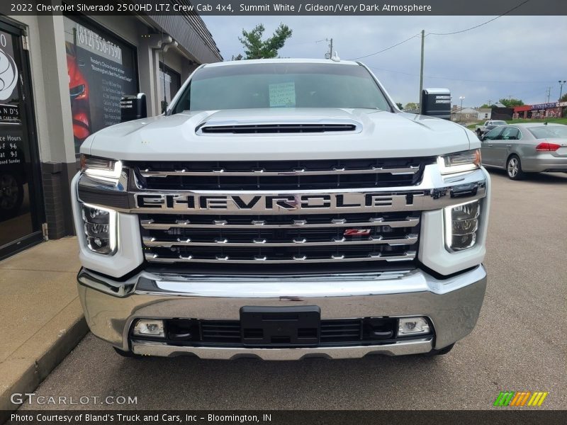 Summit White / Gideon/Very Dark Atmosphere 2022 Chevrolet Silverado 2500HD LTZ Crew Cab 4x4