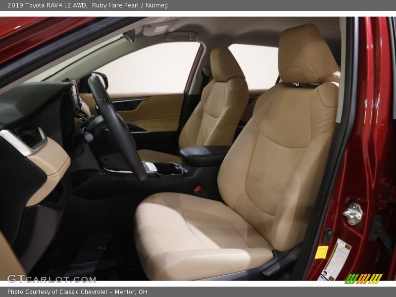 Ruby Flare Pearl / Nutmeg 2019 Toyota RAV4 LE AWD