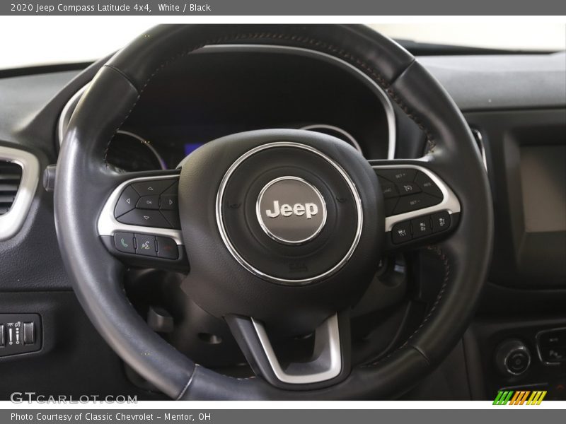 White / Black 2020 Jeep Compass Latitude 4x4