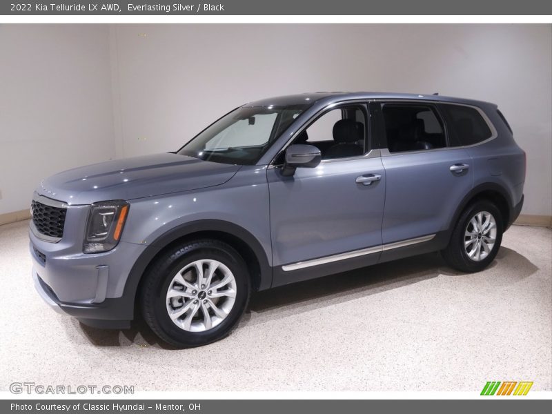 Everlasting Silver / Black 2022 Kia Telluride LX AWD
