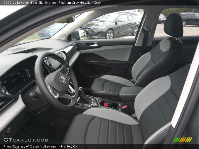  2022 Taos SEL 4Motion Gray Interior