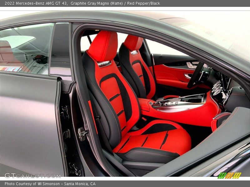  2022 AMG GT 43 Red Pepper/Black Interior