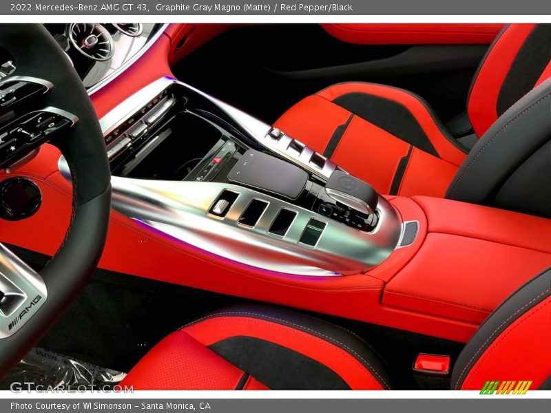 Controls of 2022 AMG GT 43