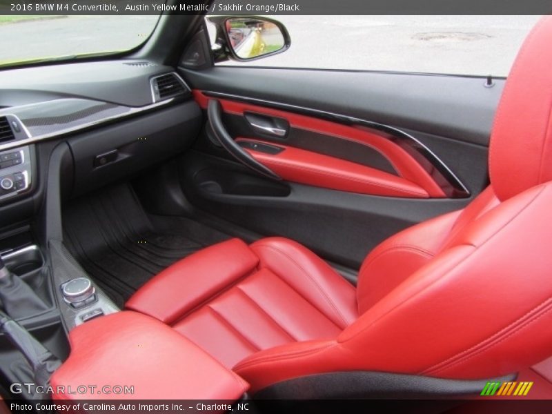 Front Seat of 2016 M4 Convertible