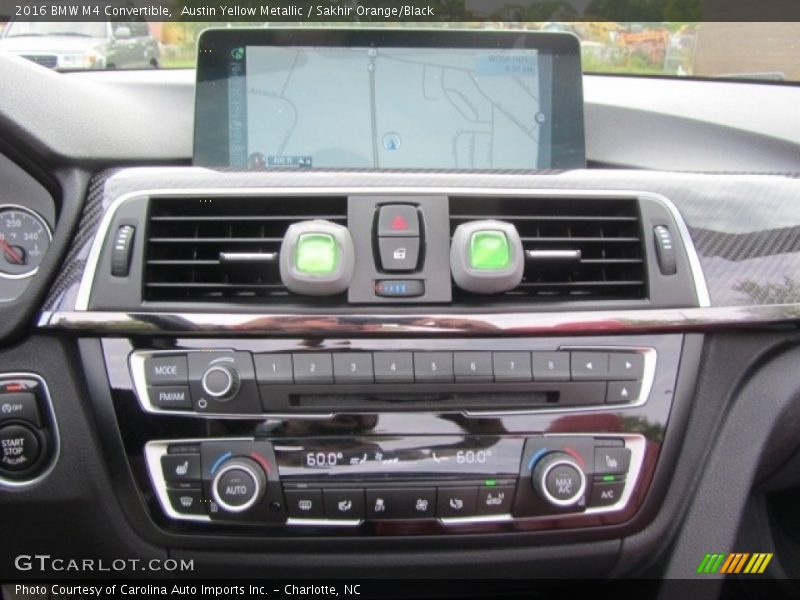 Controls of 2016 M4 Convertible