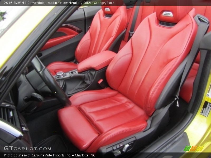Front Seat of 2016 M4 Convertible