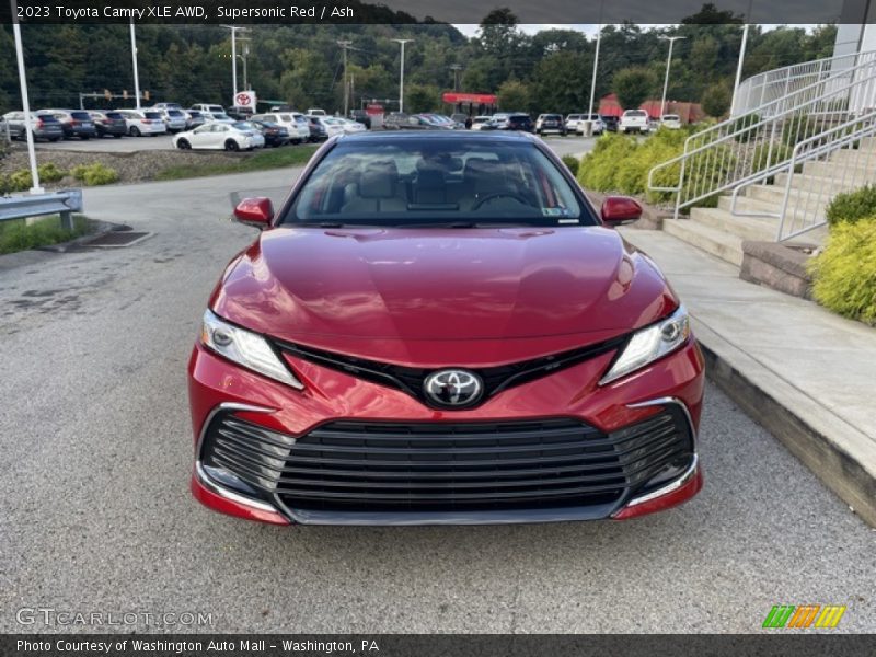 Supersonic Red / Ash 2023 Toyota Camry XLE AWD