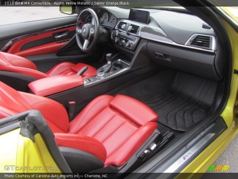 Front Seat of 2016 M4 Convertible