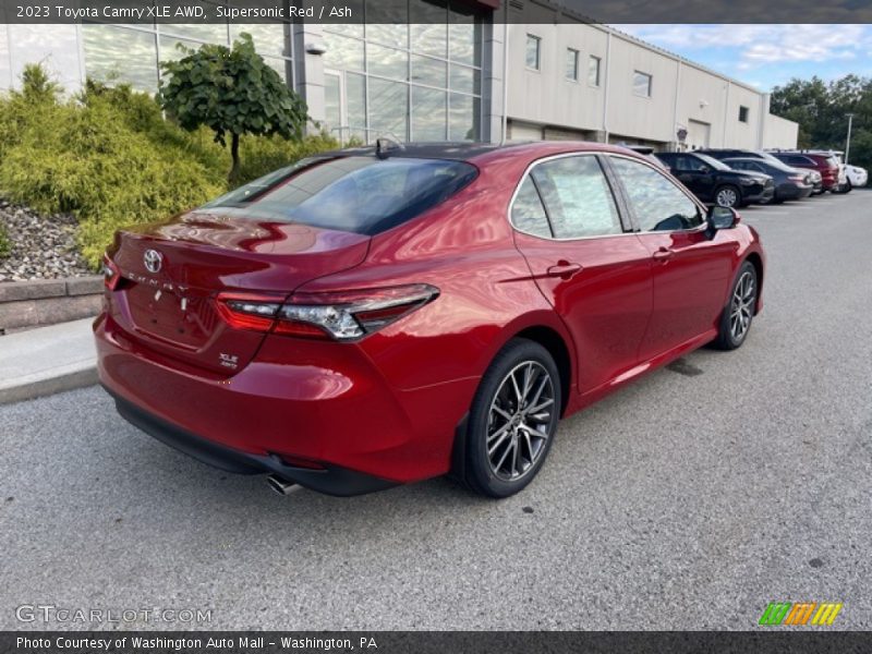 Supersonic Red / Ash 2023 Toyota Camry XLE AWD
