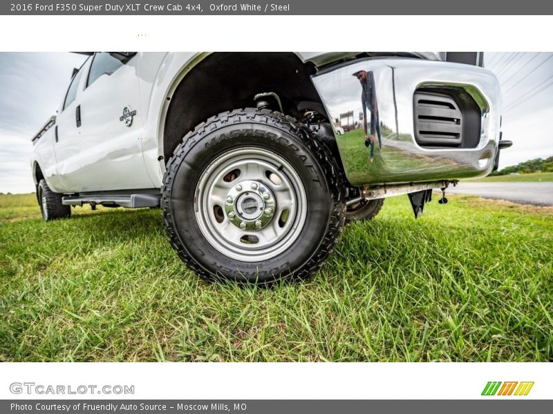 Oxford White / Steel 2016 Ford F350 Super Duty XLT Crew Cab 4x4