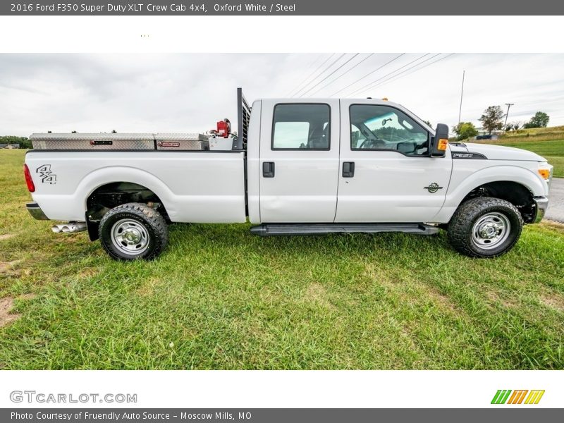 Oxford White / Steel 2016 Ford F350 Super Duty XLT Crew Cab 4x4