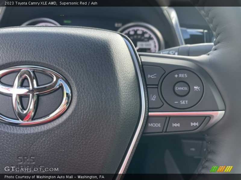 Supersonic Red / Ash 2023 Toyota Camry XLE AWD