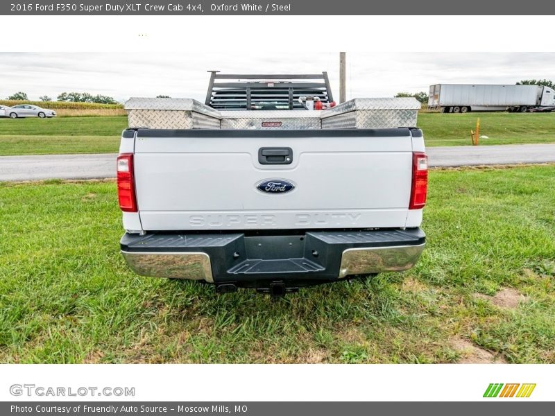 Oxford White / Steel 2016 Ford F350 Super Duty XLT Crew Cab 4x4