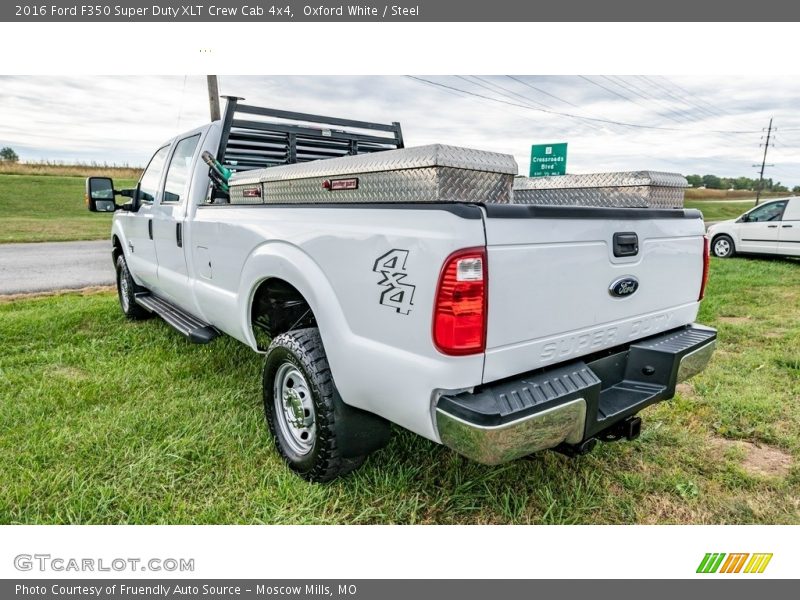 Oxford White / Steel 2016 Ford F350 Super Duty XLT Crew Cab 4x4