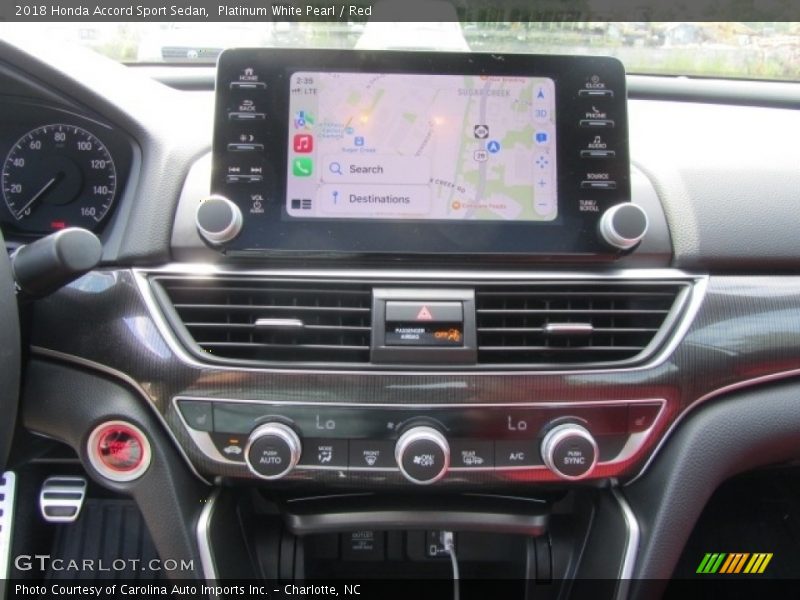 Navigation of 2018 Accord Sport Sedan