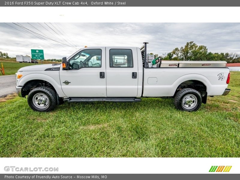 Oxford White / Steel 2016 Ford F350 Super Duty XLT Crew Cab 4x4