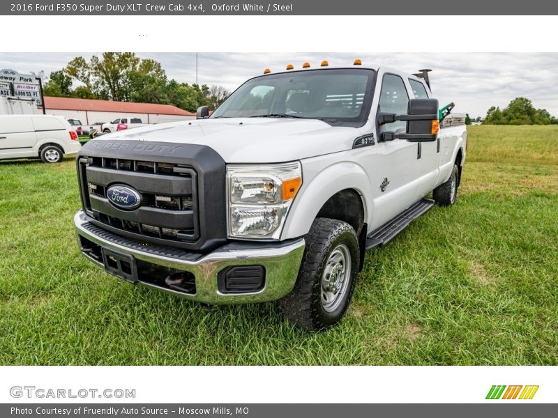 Oxford White / Steel 2016 Ford F350 Super Duty XLT Crew Cab 4x4