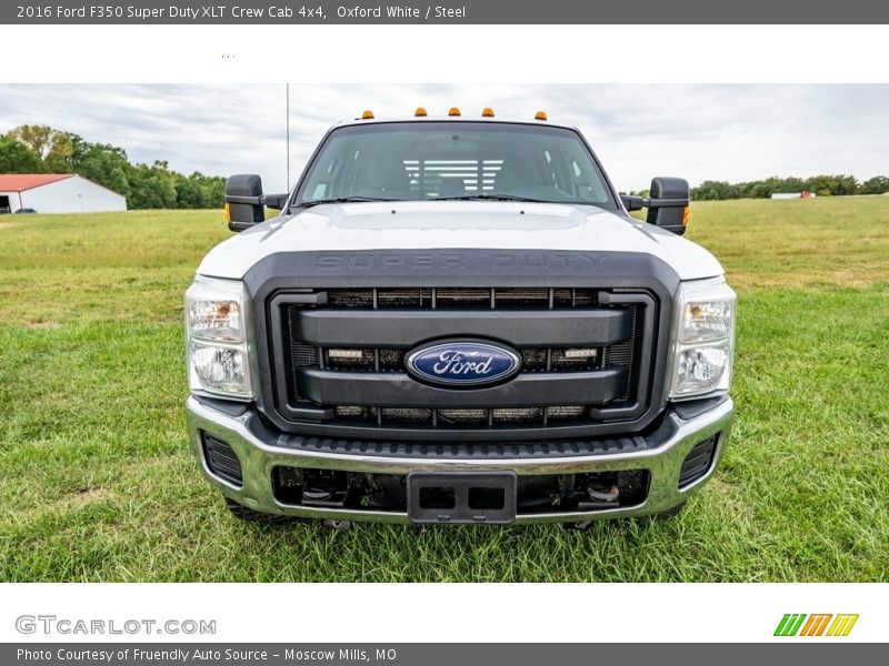 Oxford White / Steel 2016 Ford F350 Super Duty XLT Crew Cab 4x4