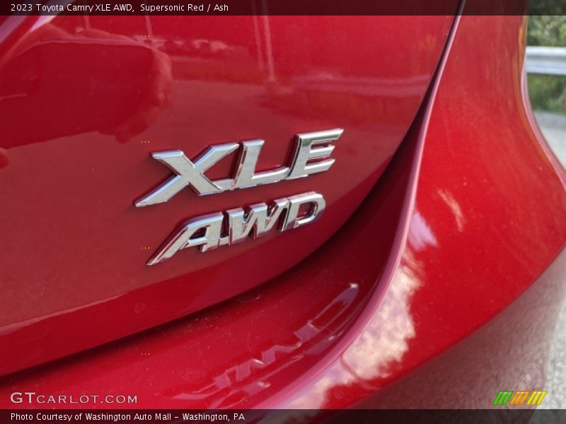 Supersonic Red / Ash 2023 Toyota Camry XLE AWD