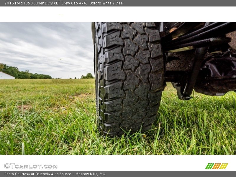 Oxford White / Steel 2016 Ford F350 Super Duty XLT Crew Cab 4x4