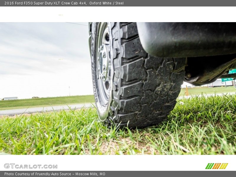 Oxford White / Steel 2016 Ford F350 Super Duty XLT Crew Cab 4x4