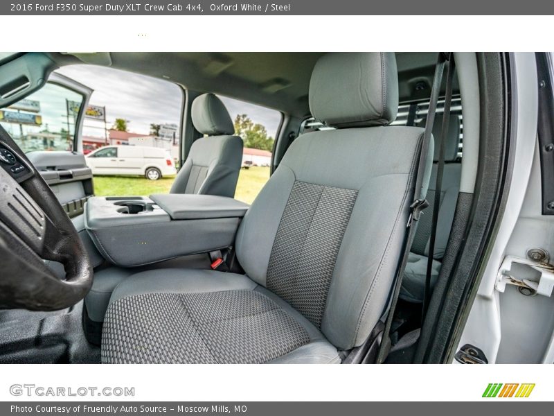 Oxford White / Steel 2016 Ford F350 Super Duty XLT Crew Cab 4x4