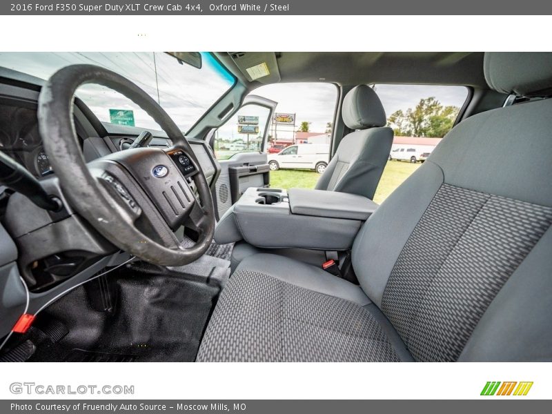 Oxford White / Steel 2016 Ford F350 Super Duty XLT Crew Cab 4x4