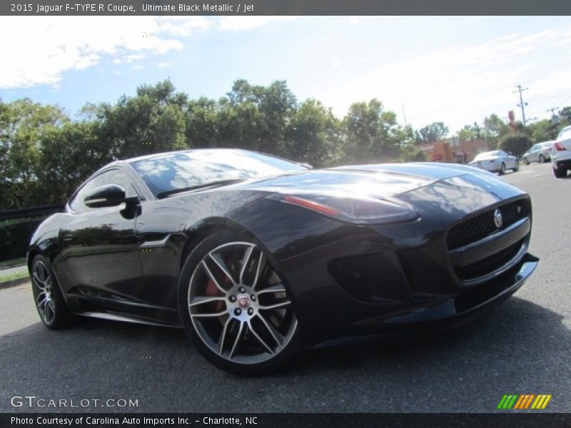Ultimate Black Metallic / Jet 2015 Jaguar F-TYPE R Coupe