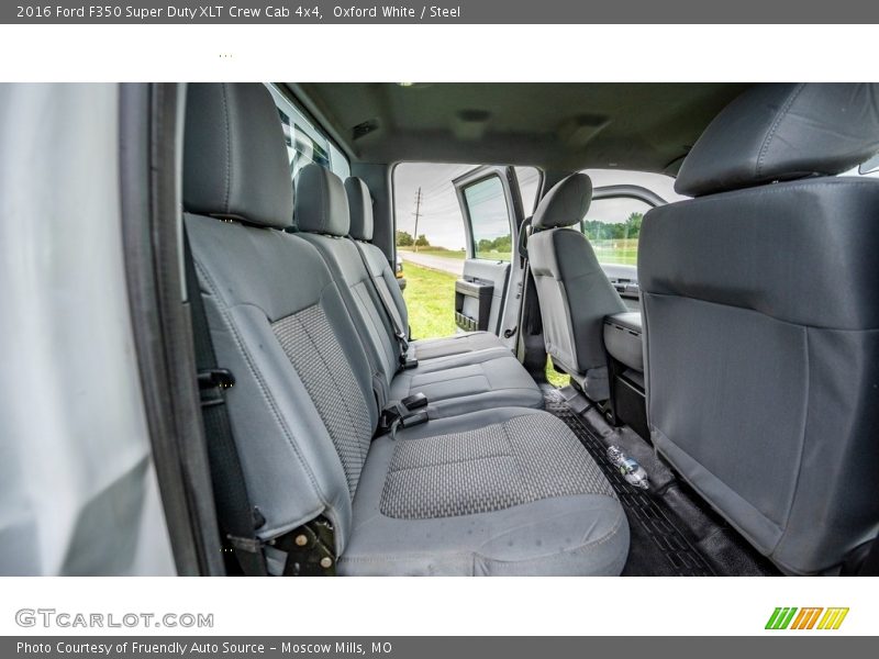 Oxford White / Steel 2016 Ford F350 Super Duty XLT Crew Cab 4x4