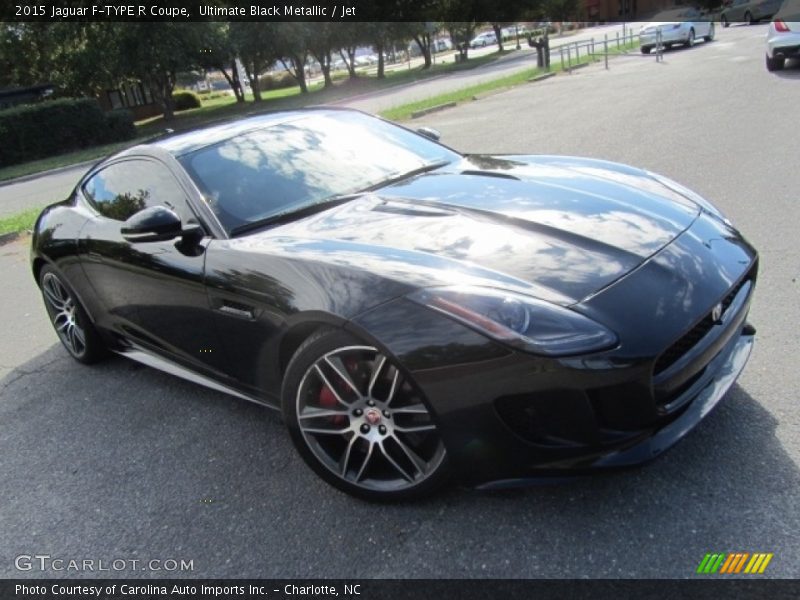 Ultimate Black Metallic / Jet 2015 Jaguar F-TYPE R Coupe