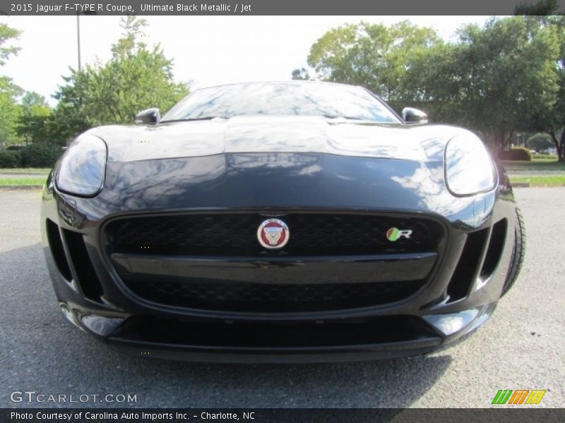 Ultimate Black Metallic / Jet 2015 Jaguar F-TYPE R Coupe