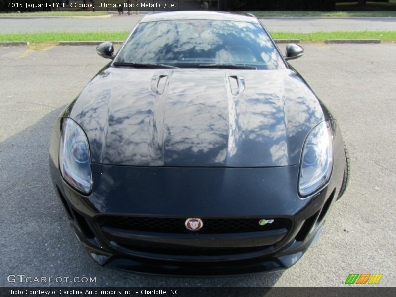 Ultimate Black Metallic / Jet 2015 Jaguar F-TYPE R Coupe