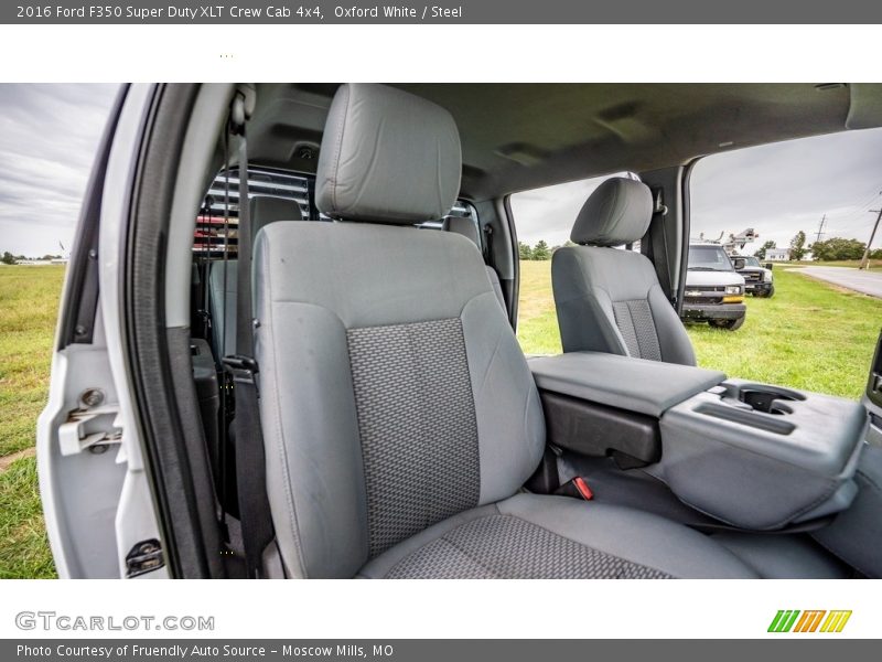 Oxford White / Steel 2016 Ford F350 Super Duty XLT Crew Cab 4x4