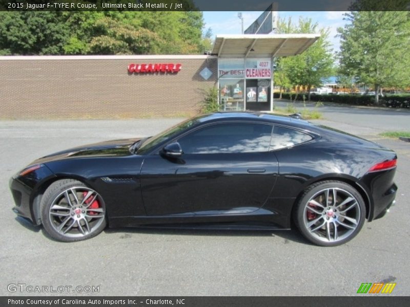 Ultimate Black Metallic / Jet 2015 Jaguar F-TYPE R Coupe
